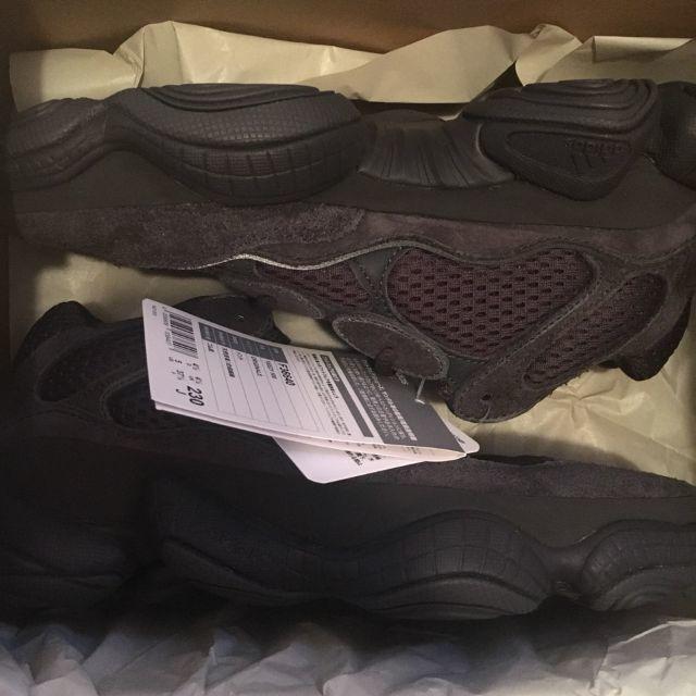 レディース230 23 adidas YEEZY 500 UTILITY BLACK