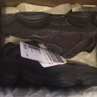 アディダス(adidas)の230 23 adidas YEEZY 500 UTILITY BLACK (スニーカー)