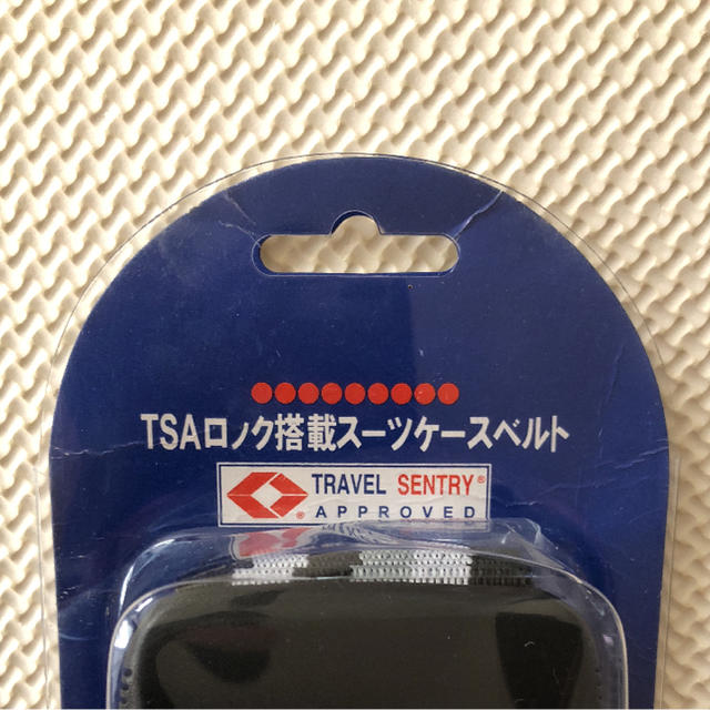 TSA ロック搭載スーツケースベルト インテリア/住まい/日用品の日用品/生活雑貨/旅行(旅行用品)の商品写真