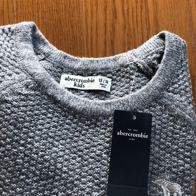 Abercrombie&Fitch(アバクロンビーアンドフィッチ)のアバクロ ニット シルバースエットパンツ専用 レディースのトップス(ニット/セーター)の商品写真