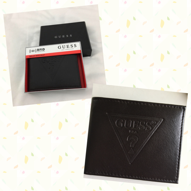 GUESS(ゲス)の「専用」新品未使用品✨ゲス 折り財布 ブラウン パスケース付き メンズのファッション小物(折り財布)の商品写真