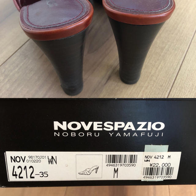 NOVESPAZIO(ノーベスパジオ)のNOVESPAZI ノーベスパジオ サンダル パンプス M レディースの靴/シューズ(ハイヒール/パンプス)の商品写真