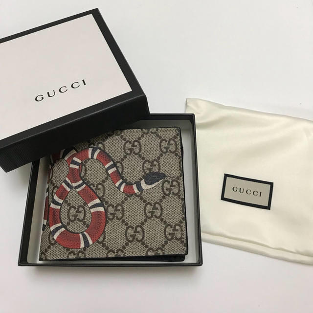 Gucci(グッチ)のGUCCI スネーク 二つ折り財布 メンズのファッション小物(折り財布)の商品写真