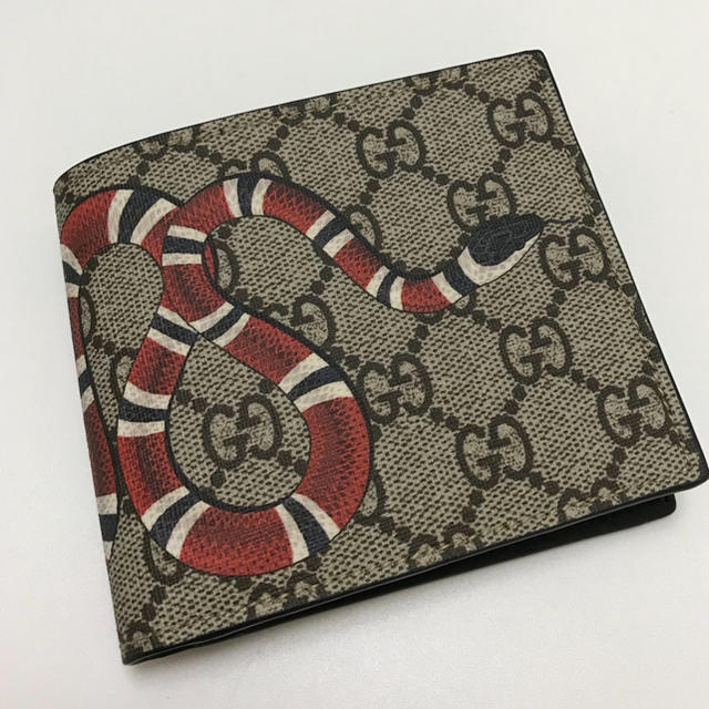 Gucci(グッチ)のGUCCI スネーク 二つ折り財布 メンズのファッション小物(折り財布)の商品写真