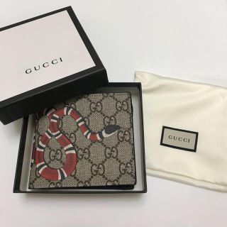 グッチ(Gucci)のGUCCI スネーク 二つ折り財布(折り財布)