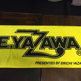 ヤザワコーポレーション(Yazawa)の矢沢永吉 フェイスタオル、、77×33センチ(ミュージシャン)