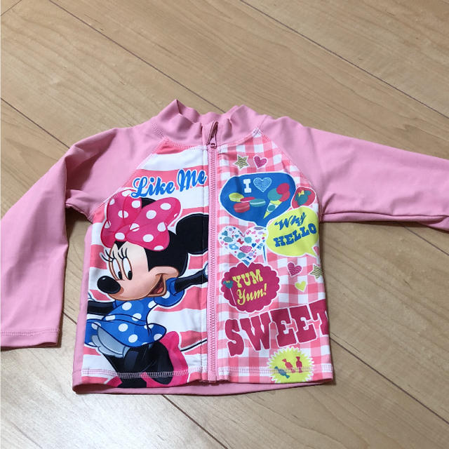 Disney(ディズニー)のミニーちゃん、ラッシュガード✩ キッズ/ベビー/マタニティのキッズ服女の子用(90cm~)(水着)の商品写真