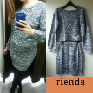 リエンダ(rienda)のリエンダ■美品♡ニットセットアップ(ニット/セーター)