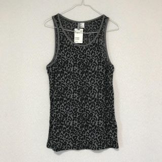 エイチアンドエム(H&M)のmen's タンクトップ ヒョウ柄(タンクトップ)