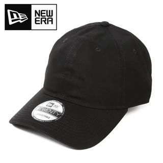 ニューエラー(NEW ERA)の新品 NEW ERA 9TWENTY 6パネルキャップ 黒 無地 送料込み(キャップ)