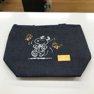 スヌーピー(SNOOPY)の★スヌーピー デニム風クーラーバッグ(弁当用品)