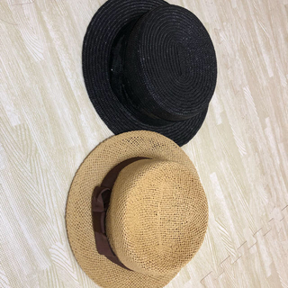 チャオパニック(Ciaopanic)のカンカン帽 二個セット(麦わら帽子/ストローハット)