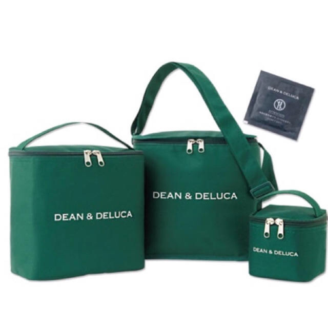 DEAN & DELUCA(ディーンアンドデルーカ)の大人気 GLOW 8月号 付録  DEAN & DELUCA 保冷セット♡♡ レディースのバッグ(エコバッグ)の商品写真