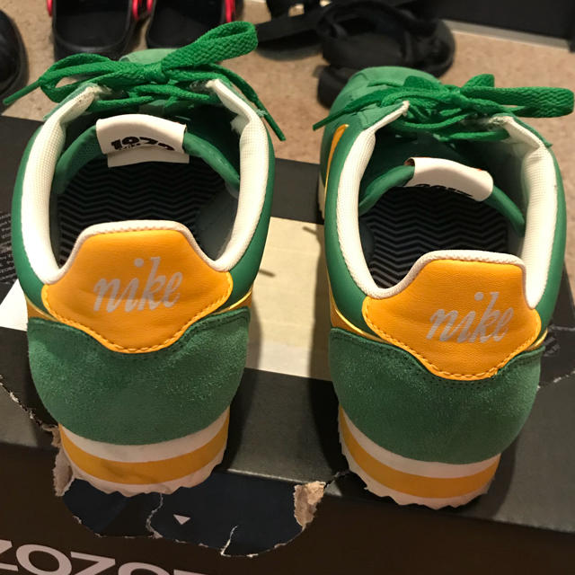 NIKE(ナイキ)のNIKE CORTEZ II 97年製ナイキ ナイロンコルテッツ 緑×黄 メンズの靴/シューズ(スニーカー)の商品写真