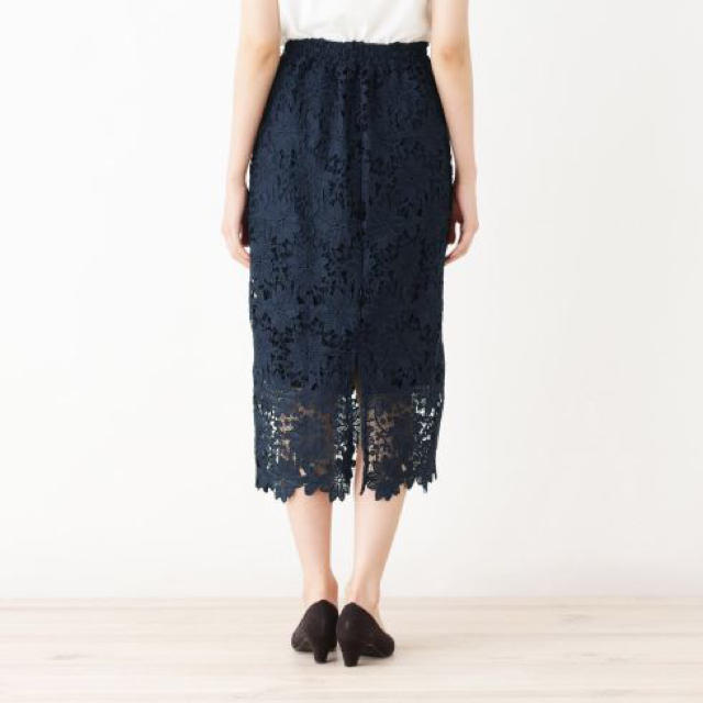 grove(グローブ)のフラワーレースタイトスカート レディースのスカート(ひざ丈スカート)の商品写真