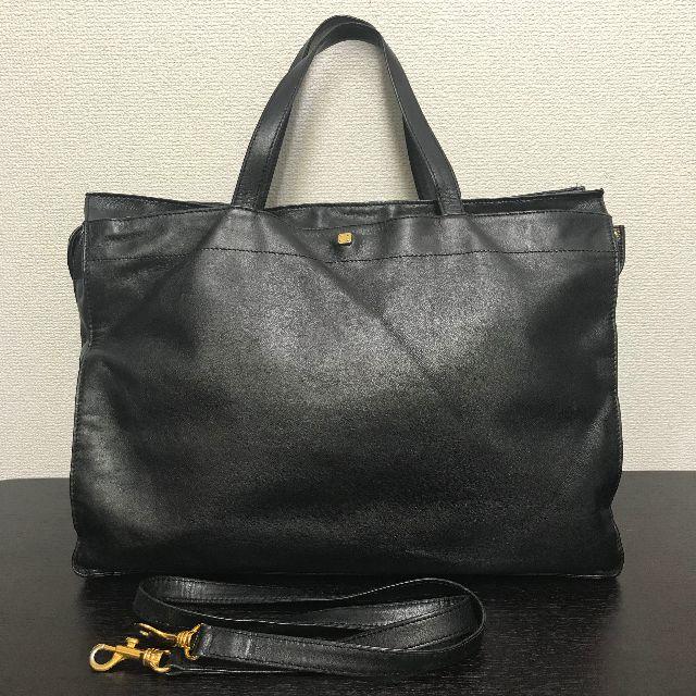 LOEWE(ロエベ)のロエベ　トートバッグ　黒　レザー　2way　アナグラム メンズのバッグ(ビジネスバッグ)の商品写真