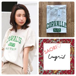 アングリッド(Ungrid)のungrid【新品タグ付】CORVALLISロゴTee★TODAYFUL(Tシャツ(半袖/袖なし))