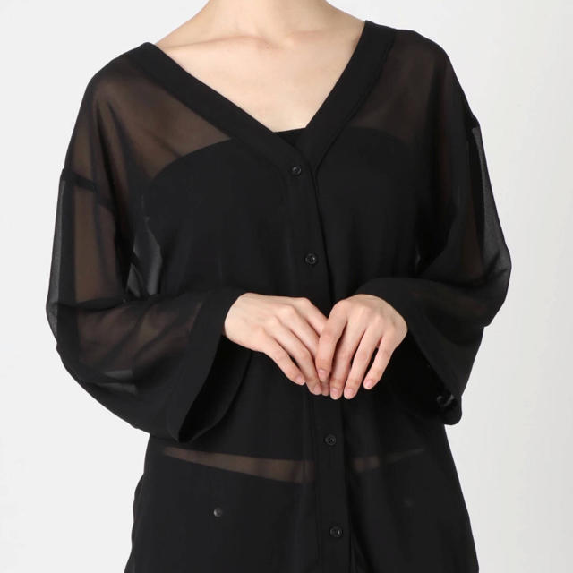 EMODA(エモダ)のEMODA 2WAY SHEER TOPS レディースのトップス(カットソー(半袖/袖なし))の商品写真