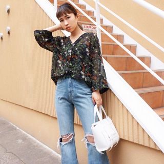 エモダ(EMODA)のEMODA 2WAY SHEER TOPS(カットソー(半袖/袖なし))