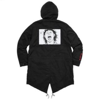 シュプリーム(Supreme)のAKIRA Supreme Fishtail Parka Black 黒 (モッズコート)