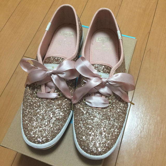 ケイトスペード×kedsグリッタースニーカー 1