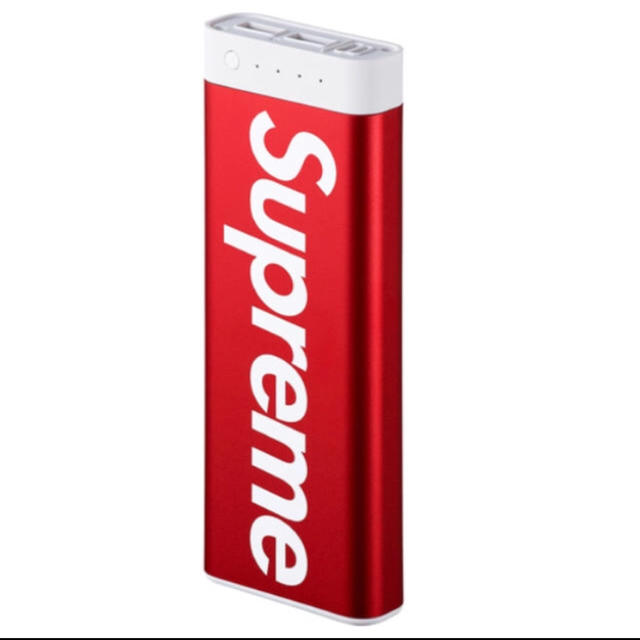 Supreme(シュプリーム)のシュプリーム モバイルバッテリー スマホ/家電/カメラのスマートフォン/携帯電話(バッテリー/充電器)の商品写真