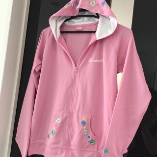 ロキシー(Roxy)のラッシュガード レディース M ピンクshawnee ショーニー Mサイズ(水着)