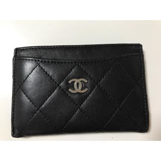 シャネル(CHANEL)のkumi様☆美品☆CHANELパスケース 名刺入れ シルバーマーク(名刺入れ/定期入れ)