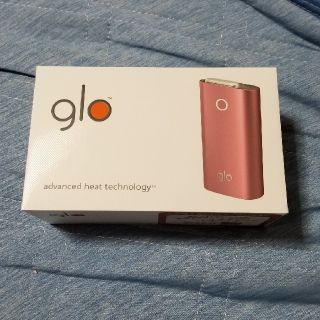 グロー(glo)のglo グロー シャンパンレッド 限定色 中古美品(タバコグッズ)