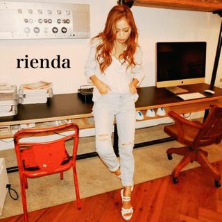 リエンダ(rienda)のrienda  クラッシュスキニーパンツ(スキニーパンツ)