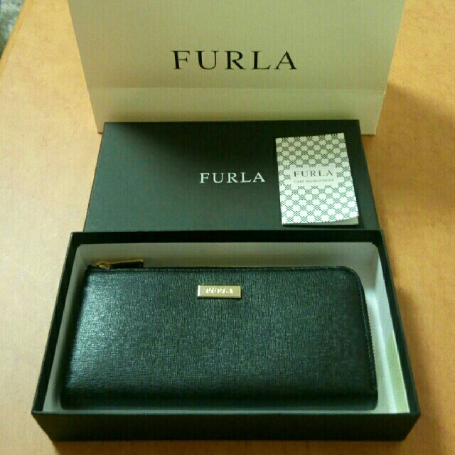 新品未使用 フルラ FURLA 財布 長財布 L字ファスナー   ブラック