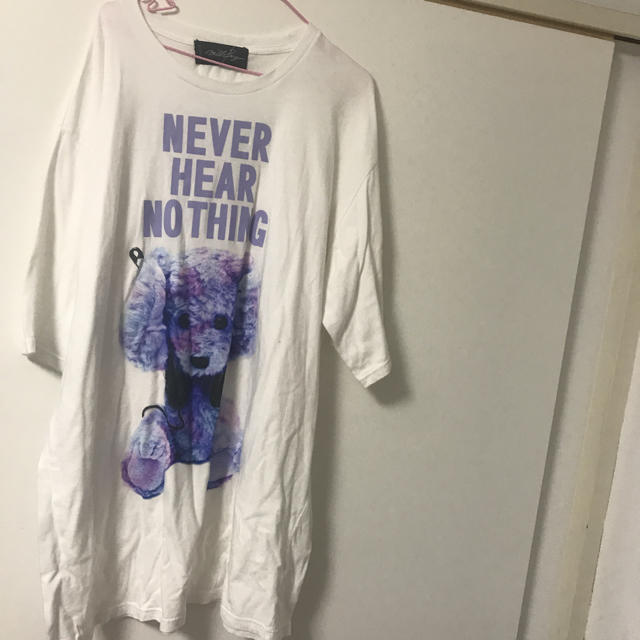 MILKBOY NEVER HEAR NOTHING BIG Tシャツ ホワイト | フリマアプリ ラクマ