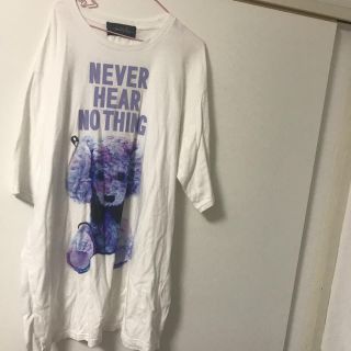 ミルクボーイ(MILKBOY)のMILKBOY NEVER HEAR NOTHING BIG Tシャツ ホワイト(Tシャツ(半袖/袖なし))