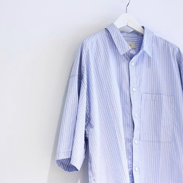 Jieda(ジエダ)の18ss jieda HALF SLEEVE STRIPE SHIRTS メンズのトップス(シャツ)の商品写真