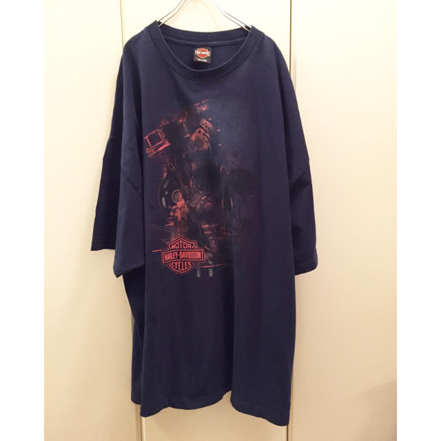 Harley Davidson(ハーレーダビッドソン)の【USED】4XL 激レアHarley-Davidson ハーレーダビッドソン メンズのトップス(Tシャツ/カットソー(半袖/袖なし))の商品写真