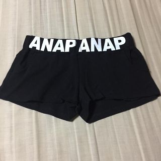 アナップ(ANAP)のほぼ新品【ANAP】ショートパンツ 黒 スポーツ 水着 部屋着 送料込!!!(ルームウェア)