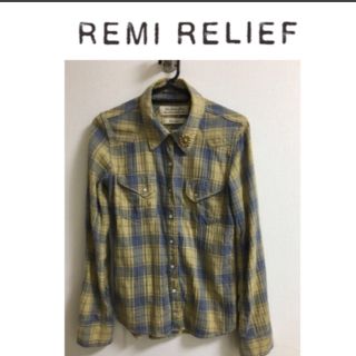 レミレリーフ(REMI RELIEF)のレミレリーフ 長袖チェックシャツ(シャツ/ブラウス(長袖/七分))