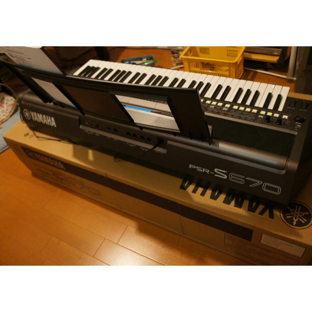 ヤマハ(ヤマハ)のデジタルキーボード YAMAHA PSR-S670 美品 楽器の鍵盤楽器(キーボード/シンセサイザー)の商品写真