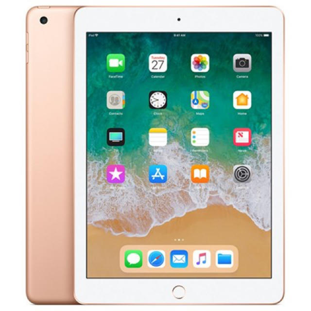 無線LANOS［新品］apple 2018 iPad9.7 Wifi 128GB ゴールド