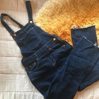 ザラ(ZARA)のザラ zara オーバーオール xs(サロペット/オーバーオール)