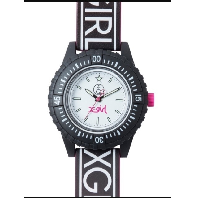 ファッション小物専用★  X-girl×Q&Q smile solar DIVER WATCH