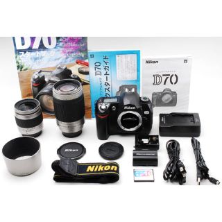 Nikon - ☆極上美品☆Nikon ニコン D70 標準 望遠 ダブルレンズセット ...