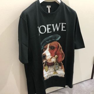 LOEWE ロエベ メンズ ドッグプリント Tシャツ | tspea.org