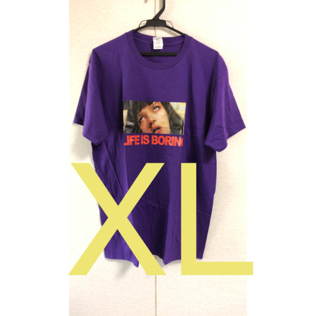 Tシャツ XLサイズ パープル パルプフィクション メンズのトップス(Tシャツ/カットソー(半袖/袖なし))の商品写真