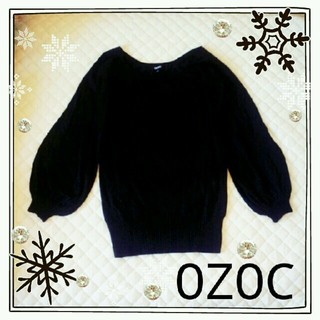 オゾック(OZOC)のOZOC 　黒ニット☆(ニット/セーター)