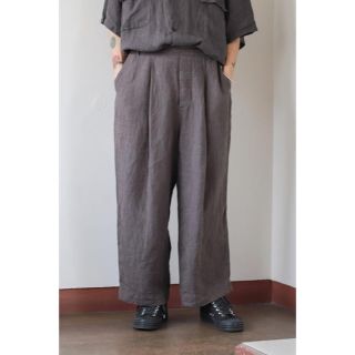 ランチキ(RANTIKI（乱痴気）)の「ssoo様専用」Badhiya / classic trouser-linen(スラックス)