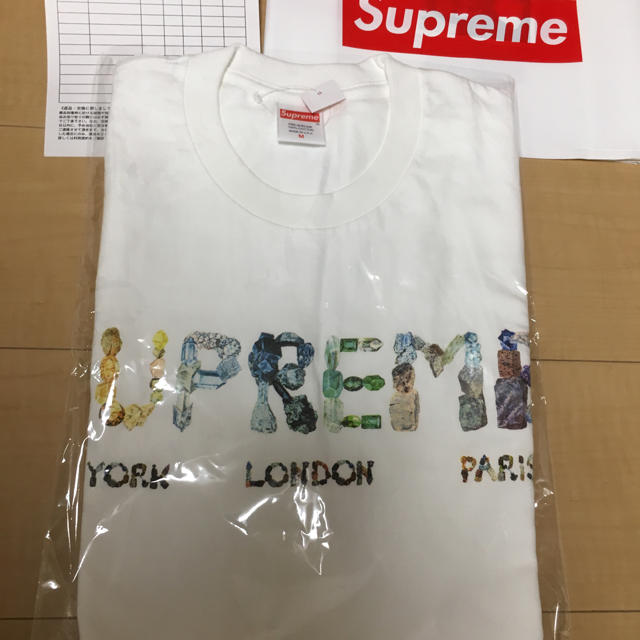 supreme rocks tee 白 White M-