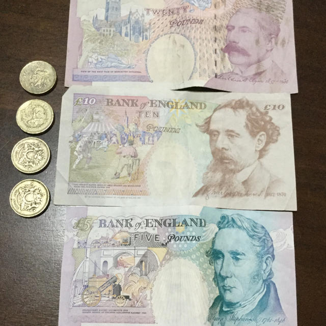 イギリス ポンド紙幣 ポンドコイン 旧紙幣 39ポンド  エンタメ/ホビーの美術品/アンティーク(貨幣)の商品写真