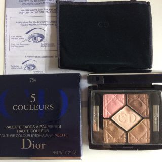 クリスチャンディオール(Christian Dior)のDior ディオール サンク クルール 754 rosy tan(アイシャドウ)