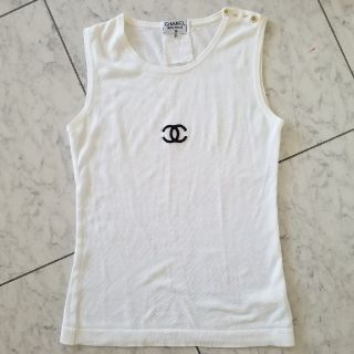 シャネル(CHANEL)のriko様専用シャネルタンクトップ36(Tシャツ(半袖/袖なし))